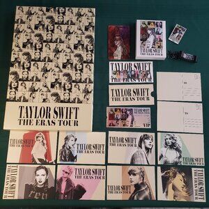 Taylor Swift VIP Box (not canvas tote) VIP Lanyard, posters, cards, pin, ticket~